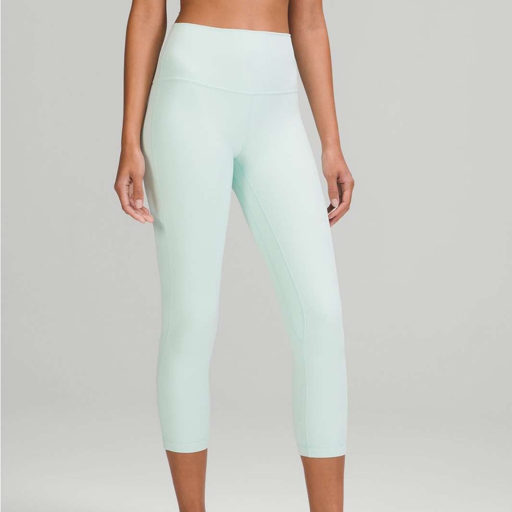 Lululemon Align High Rise Pant 25” (Delicate Mint)